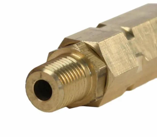 Alt view image 4 of 4 - Erie Tools Brass High Pressure Washer Turbo Nozzle Filter 5000 PSI with 1/4in. Inlet x 1/4in. Plug