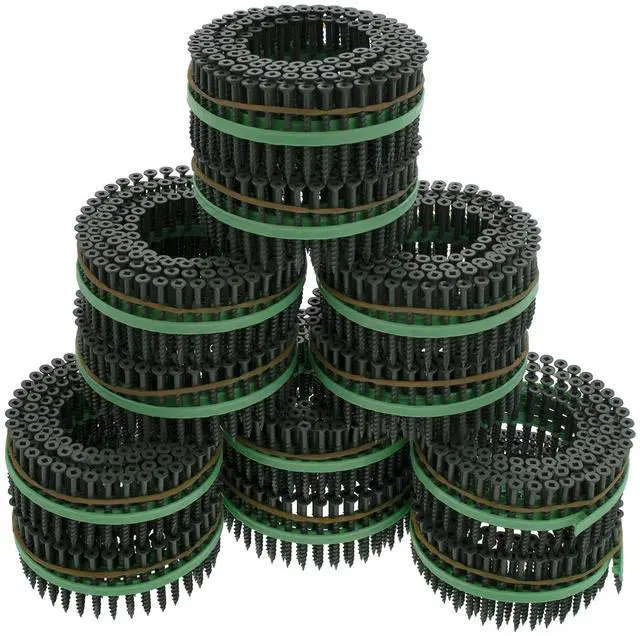 Main image of MURO® Green Epoxy Shield Guard Coated #8 x 2" Square Flathead Exterior Deck Screws for Speed Driver