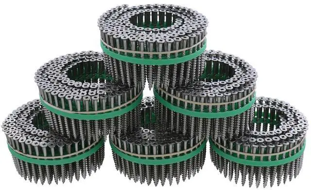 Main image of MURO® #10 x 2-1/2" Twinfast Coarse Thread Bugle Head #2 Square Drive T17 Sharp Point Screw Tip, Stainless Steel (Type 305) Coating- Coil 1800 pc for Wood to Wood