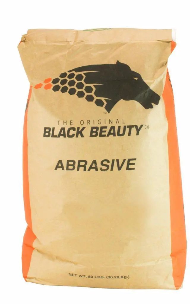Alt view image 3 of 4 - BLACK BEAUTY® Abrasive Blast Media Fine Abrasive 20/40 Mesh Size for use in Sandblast Cabinet - 80 LBS