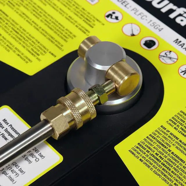 Alt view image 5 of 7 - Erie Tools 15 Plastic Reversible Flipping Surface Cleaner W/ Rotating Detachable Wheels