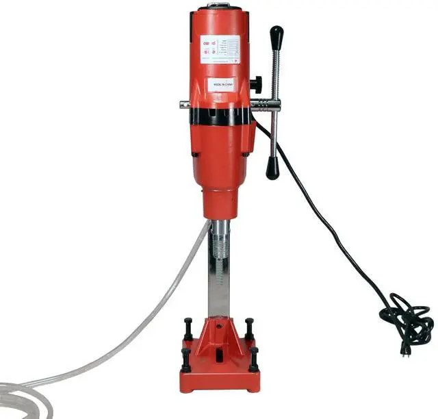 Alt view image 2 of 7 - Cayken 3700W 510RPM 7in. 180 Diamond Wet Core Drill Rig with Vertical Stand