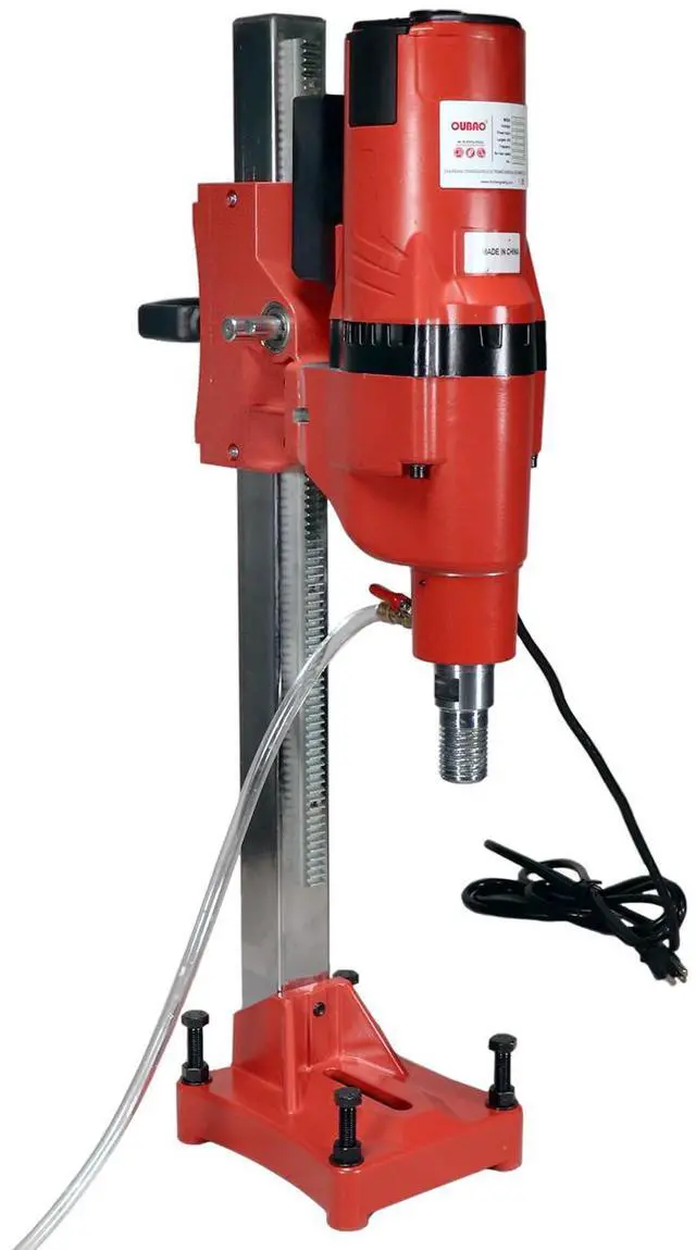 Alt view image 3 of 7 - Cayken 3700W 510RPM 7in. 180 Diamond Wet Core Drill Rig with Vertical Stand