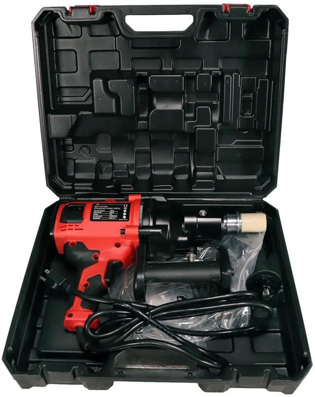 Alt view image 2 of 7 - Steel Dragon Tools® MT160 Hand Held Diamond Core Drill Rig for Wet Drilling
