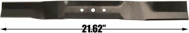 Main image of USA Mower Blades TB22BP Mulching Medium Lift for Toro® 104869703 108976402P Length 21-11/16 in. Width 2-1/4 in. Thickness .150 in. Center Hole 7/16 in. 22 in. Deck