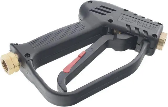 Alt view image 3 of 5 - 25 Erie Tools 4000 PSI Pressure Washer Gun 3/8in. Inlet 1/4in. Female Outlet 7 GPM Replacement Gun with Trigger Lock Hi Temp Application