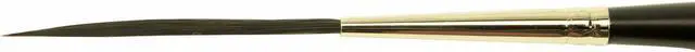 Alt view image 4 of 7 - Set of 4 Sizes 00-2 Series Bobbo-Mack Super Quad 4 Action Scroll Pinstriper Brushes Blue Squirrel & Black Synthetic Hair