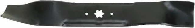 Alt view image 2 of 7 - 6 USA Mower Blades MTD610MBP Extra High-Lift Mulching Blade for MTD 4720610 490-110-M114 7420610 742-0610A Length 19-5/16 in. Width 2-3/4 in. Thickness .150 in. Center Hole 6 Point Star 38 in. Deck