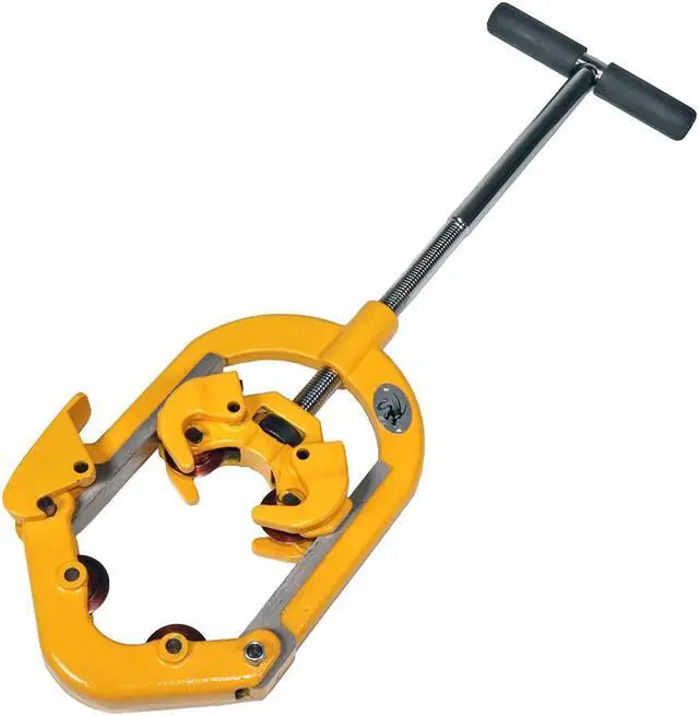 Alt view image 2 of 5 - Steel Dragon Tools® H4 Hinged 4-Wheel 2in.-4in. Pipe Cutter with Set of 4 Reed® 03504 Cutter Wheels for Steel and Stainless Steel Pipe