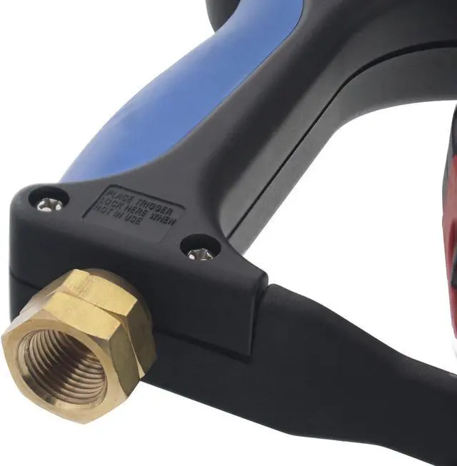 Alt view image 5 of 5 - 25 pack of 4000 PSI Pressure Washer Gun 3/8in. Inlet 1/4in. Female Outlet 7 GPM Replacement Gun with Trigger Lock and Easy Grip for Hi Temp Applications