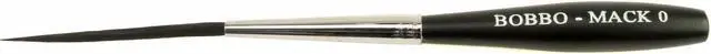 Alt view image 5 of 7 - Set of 4 Sizes 00-2 Series Bobbo-Mack Super Quad 4 Action Scroll Pinstriper Brushes Blue Squirrel & Black Synthetic Hair