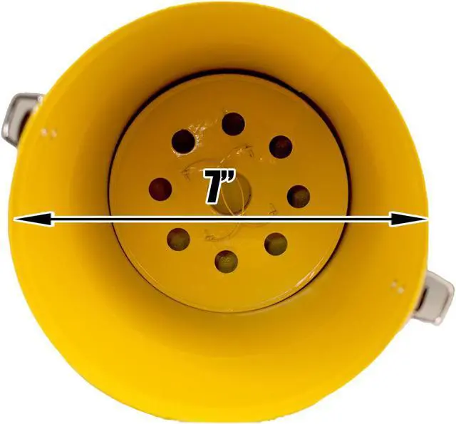Alt view image 4 of 4 - Replacement Yellow Canister for Steel Dragon Tools® K50 Drain Cleaning Machine will hold A17 Drum, Cutters, Augers