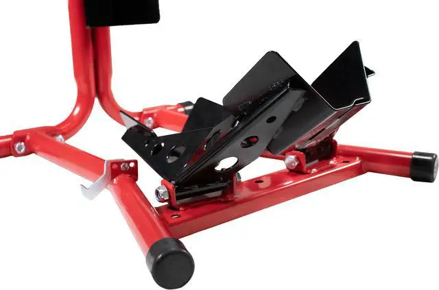 Alt view image 6 of 7 - Dragway Tools 1500 lb Fixed Motorcycle Front Wheel Chock fits Sport Bikes & Road Cruisers