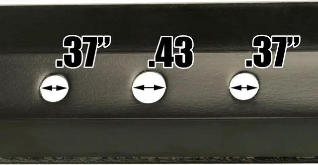 Alt view image 5 of 7 - (2) USA Mower Blades® TB21BP for Toro® 108-0954-03, 108-3762-03, 108-3762-03P, 21" Deck