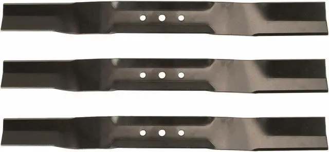 Main image of USA Mower Blades (3) TB22BP Medium Lift for Toro 104869703 108976402P Length 21-11/16 in. Width 2-1/4 in. Thickness .150 in. Center Hole 7/16 in. 22 in. Deck