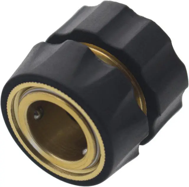 Alt view image 6 of 7 - 50 Erie Tools Garden Hose Pressure Washer Quick Connector Kit with Male Female Connections and Nylon Grip