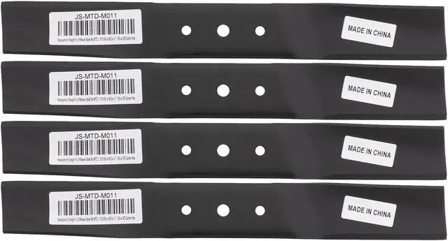 Main image of 4 High Lift Mower Blades for MTD® Lawnflite 395 397 742-0118 942-0118 30" Deck