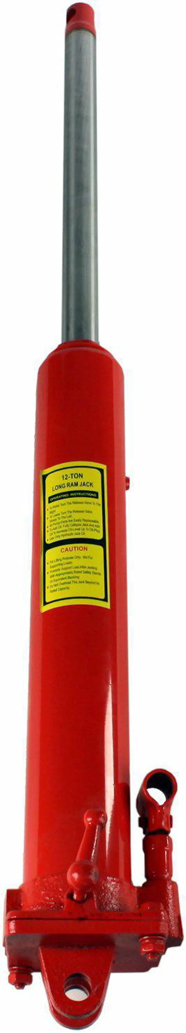 Alt view image 5 of 7 - Dragway Tools 12 Ton Hydraulic Ram for Shop Crane, Engine Hoist, Cherry Picker Jack Lift