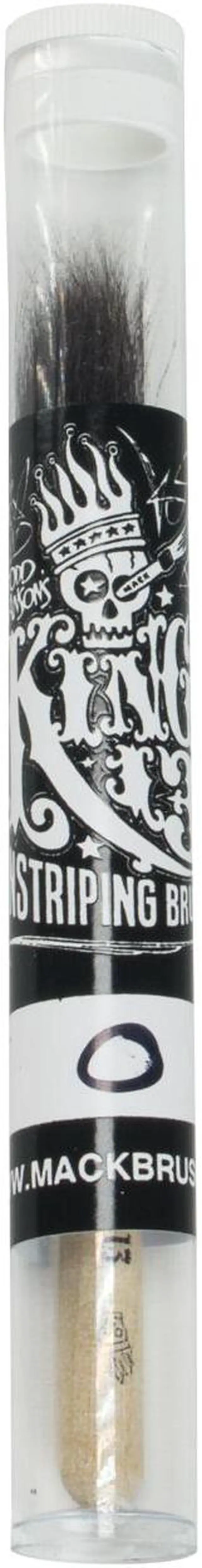 Alt view image 3 of 3 - Andrew Mack Series 13 Pinstriping Brush Hanson Mack "King 13" 64 mm Squirrel Hair  Size 0