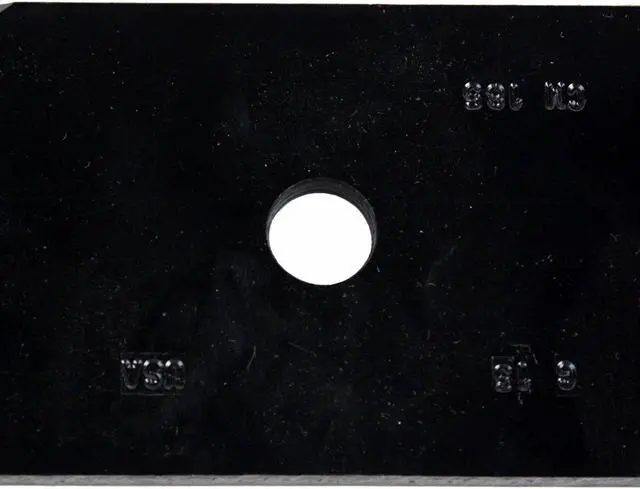 Alt view image 6 of 7 - USA Mower Blades (9) CMB185BP Toothed Extra High Lift Blade Fits Bobcat® 11211102 272254302 32022A WM132022 Length 18 in. Width 3 in. Thickness .250 in. Center Hole 5/8 in. 36 in. and 52 in. Deck