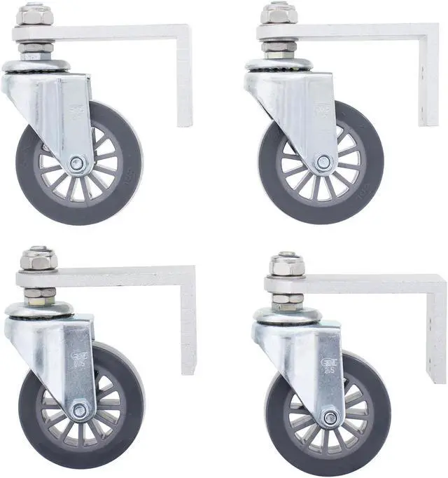 Alt view image 2 of 4 - Erie Tools Set of 4 - 2-1/2 in. x 3/4 in. Replacement Castor Wheels for Surface Cleaners