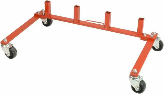 Alt view image 3 of 7 - (4) Dragway Tools® 12 in. 1500 lb. Hydraulic Wheel Dolly Vehicle Positioning Jacks & Storage Stand