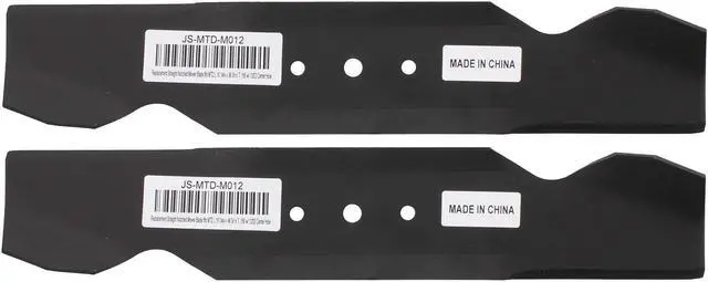 Main image of Erie Outdoor Power Equipment (2) Notched Blade fits MTD® 742-0487 742-0487A 942-0487A 32-inch Deck