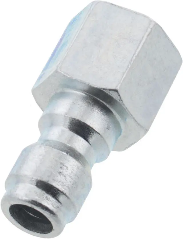 Main image of Erie Tools 1/4in. FPT Female Zinc Plated Steel Plug Quick Connect Coupler 4000 PSI 10.5  GPM for Pressure Washer Gun Hose Wand Nozzle