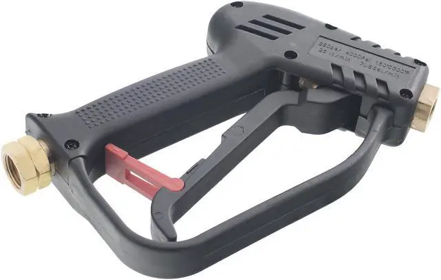 Alt view image 2 of 5 - 25 Erie Tools 4000 PSI Pressure Washer Gun 3/8in. Inlet 1/4in. Female Outlet 7 GPM Replacement Gun with Trigger Lock Hi Temp Application
