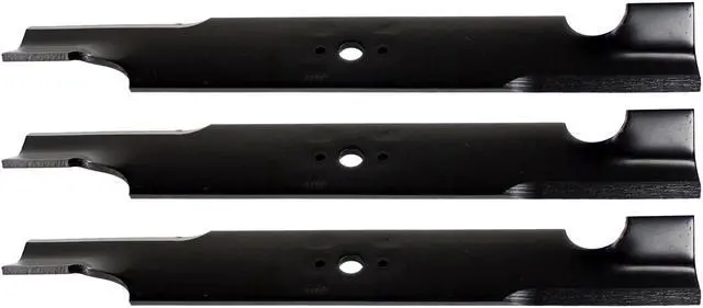 Main image of USA Mower Blades (3) U10022BP Standard Medium Lift for  103-2508 103-2518 103-2518-S 103-2528 Length 18 in. Width 2-1/2 in. Thickness .250 in. Center Hole 5/8 in. 36 in. and 52 in. Deck