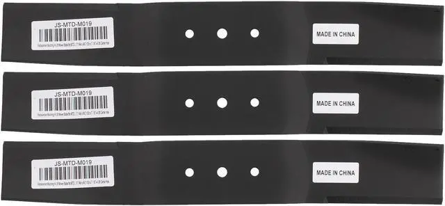 Main image of 3 Mower Blades for MTD® 742-0171 742-0171B 942-0171 942-0171B 190-993-000 195-958-000 196-993-000 19958S 19993C 19993S