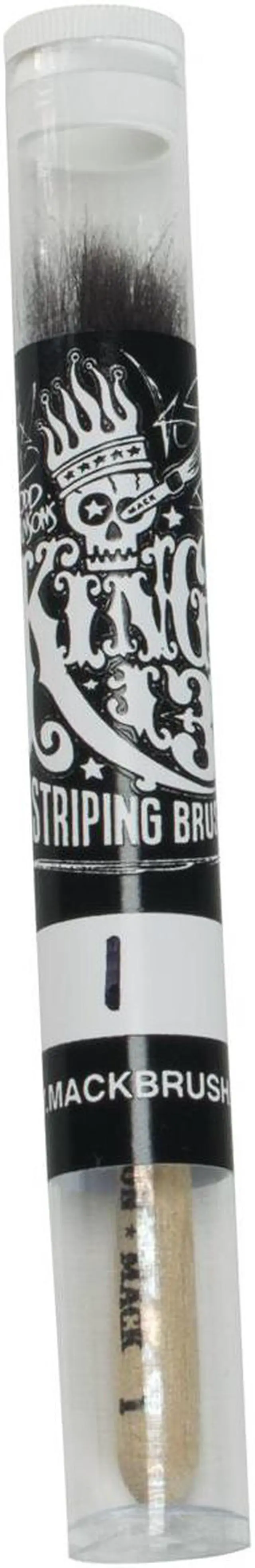 Alt view image 3 of 3 - Andrew Mack Series 13 Pinstriping Brush Hanson Mack "King 13" 64 mm Squirrel Hair Size 1