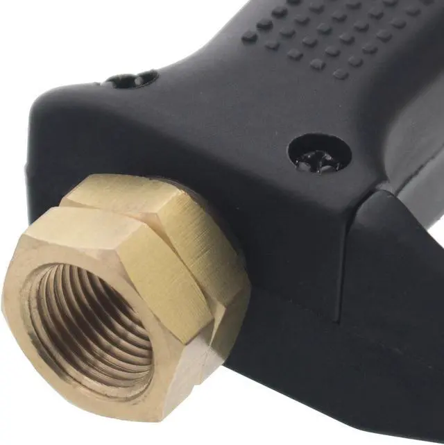 Alt view image 4 of 5 - 25 Erie Tools 4000 PSI Pressure Washer Gun 3/8in. Inlet 1/4in. Female Outlet 7 GPM Replacement Gun with Trigger Lock Hi Temp Application