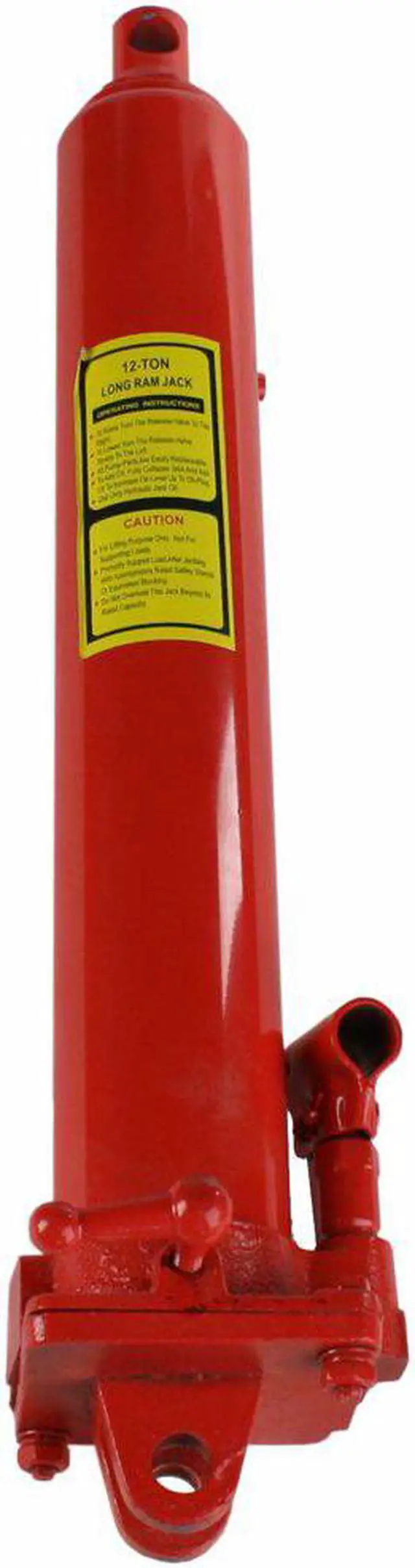 Alt view image 4 of 7 - Dragway Tools 12 Ton Hydraulic Ram for Shop Crane, Engine Hoist, Cherry Picker Jack Lift