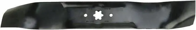 Alt view image 3 of 7 - 6 USA Mower Blades MTD610MBP Extra High-Lift Mulching Blade for MTD 4720610 490-110-M114 7420610 742-0610A Length 19-5/16 in. Width 2-3/4 in. Thickness .150 in. Center Hole 6 Point Star 38 in. Deck