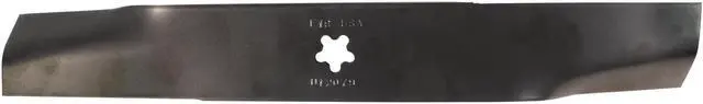 Alt view image 4 of 6 - 3 USA Mower Blades U12079BP High-Lift for 539112079 Dixon 10782 10881 510417801 539117911 539117973 Length 18 in. Width 2-1/2 in. Thickness .203 in. Center Hole 5 Pt Star 36 in. 52 in. Deck