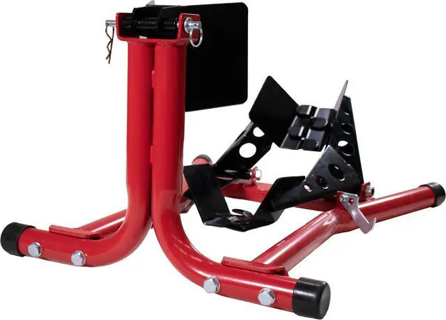 Alt view image 2 of 7 - Dragway Tools 1500 lb Fixed Motorcycle Front Wheel Chock fits Sport Bikes & Road Cruisers