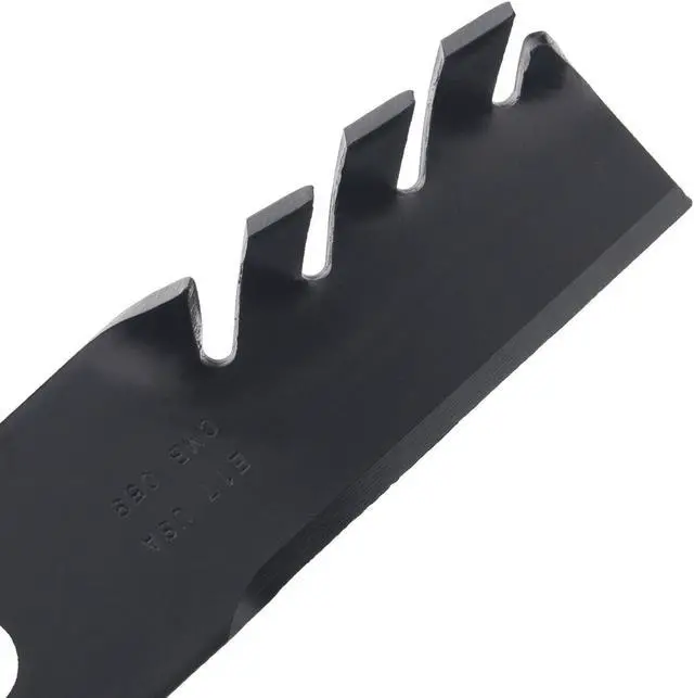 Alt view image 5 of 7 - 3 USA Mower Blades® Toothed for Toro® 109-6872, 103-6381, 48" Deck