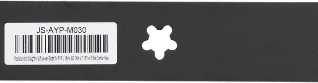 Alt view image 5 of 6 - 6 Mower Blades for AYP® 532134148 532193957 134148 138497 532138497 532127842 131322 139774 38" Deck