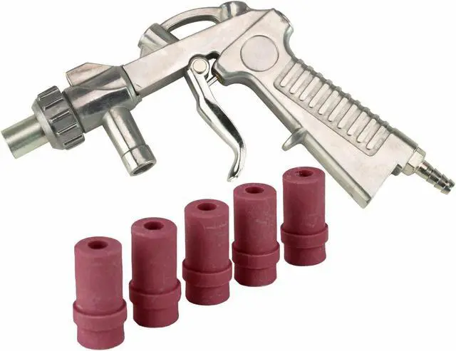 Main image of Dragway Tools Blast Media Gun & (5) 7MM Nozzles for 25 60 90 Sandblast Cabinet