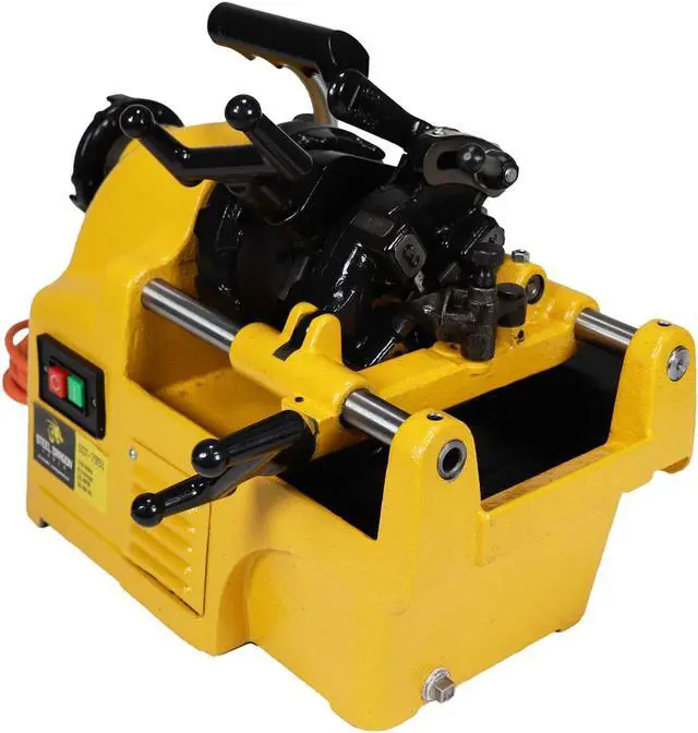 Alt view image 5 of 7 - Steel Dragon Tools® 7991 1/2"- 1" Power Pipe Threader Threading Machine and Self Oiling Die Head