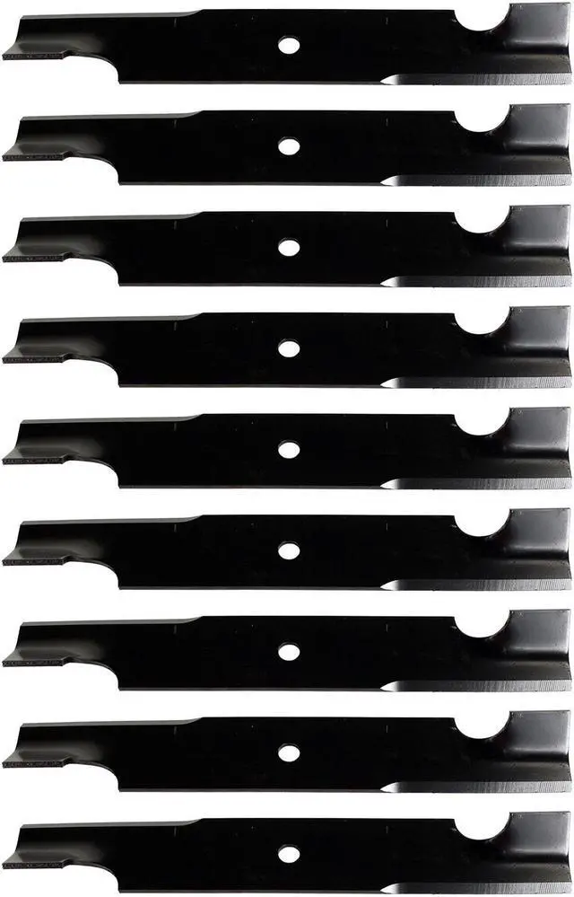 Main image of USA Mower Blades U15180BP (9) High-Lift Replacement Blade for Toro® 103-6387 103-6387-S 103-6402-S Length 18 in. Width 2-1/2 in. Thickness .250 in. Center Hole 15/16 in. 52 in. Deck