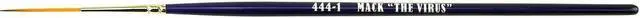 Alt view image 5 of 7 - Set of 5 Size 0-6 Series 444 The Virus Scrolling Script Pinstriping Brush With Specially Blended Golden Taklon