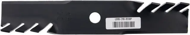 Alt view image 2 of 7 - 3 USA Mower Blades® Toothed for Toro® 109-6872, 103-6381, 48" Deck