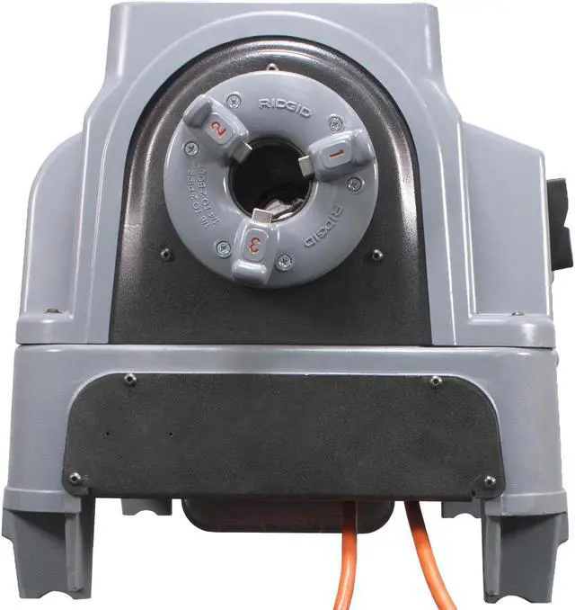 Alt view image 4 of 7 - RIDGID® 535 V3 Manual Chuck Pipe Threading Machine with Steel Dragon Tools® 811A Die Head and High Speed Steel Dies