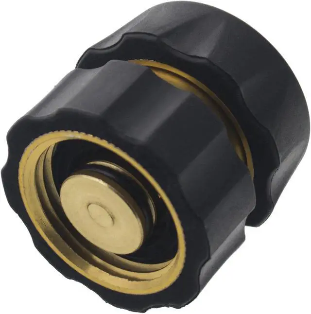 Alt view image 7 of 7 - 50 Erie Tools Garden Hose Pressure Washer Quick Connector Kit with Male Female Connections and Nylon Grip