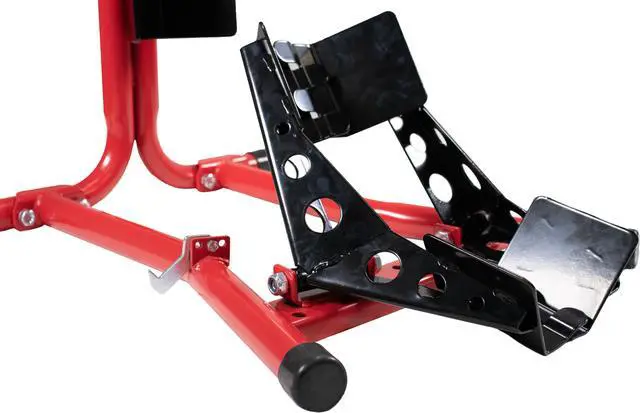 Alt view image 7 of 7 - Dragway Tools 1500 lb Fixed Motorcycle Front Wheel Chock fits Sport Bikes & Road Cruisers