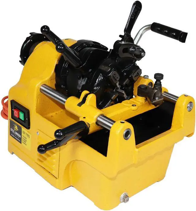Alt view image 7 of 7 - Steel Dragon Tools® 7991 1/2"- 1" Power Pipe Threader Threading Machine and Self Oiling Die Head