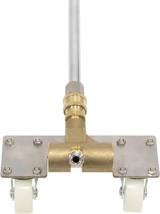 Alt view image 4 of 5 - Erie Tools 16 in. Vehicle Undercarriage Surface Cleaner 4000 PSI 4.0 Orifice 3/8" Quick Connect Plug for Power Pressure Washer