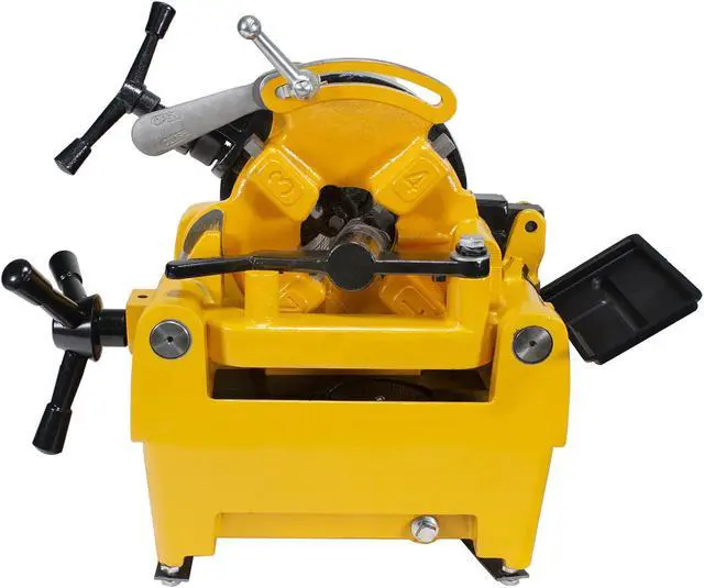 Alt view image 3 of 7 - Steel Dragon Tools® 1215 1-1/2" Power Pipe Threader Threading Machine with 811A Self Oiling Die Head fits RIDGID®  47770 47765 47760 Dies